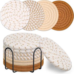 Mckanti Drink Coasters – Set of 8 with Holder