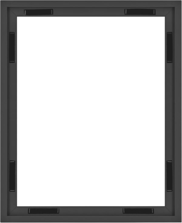 MCS Float 16x20 Black Finish Frame – Vertical & Horizontal Wall Hanging (1-Pack)